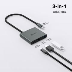 Tp-Link UH3020C USB Type C Docking Station 3 Port ( USB-C + HDMI + USB 3.0)