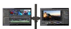 Dark VM26 13''-27'' Çift Monitör Destekli Masa Kenarı Amortisörsüz Monitör Kolu