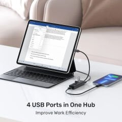 UNITEK TYPE-C TO 4 PORT USB 3.0 + TYPE-C (Y-3089Z01)