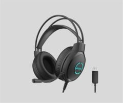 A4 Tech FH-300U Kablolu Siyah Neon USB Mikrofonlu Kulaklık