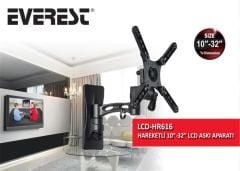Everest LCD-HR616 10''-32'' Hareketli Lcd Askı Aparatı