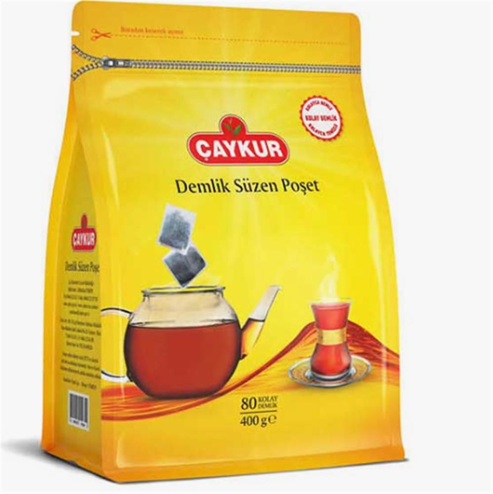 Çaykur Altın Süzen Demlik Poşet Siyah Çay 80 Adet (400 g)