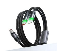 MCDODO CA-6700 2si 1 ARADA 100W 1.5 M TYPE-C TO TYPE-C + LİGHTNİNG KABLO