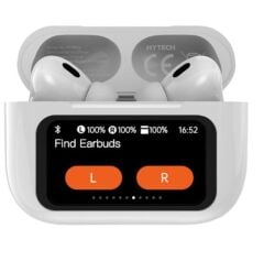 Hytech HY-TWS16 Beyaz Dijital Ekranlı Bluetooth 5.4V TWS Kablosuz Mikrofonlu Kulaklık