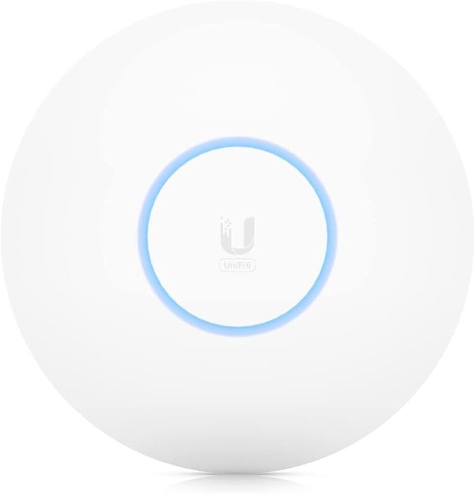 Ubiquiti UBNT UniFi U6-PRO WiFi 6 (802.11ax) Dual-Band 2.4GHz 573.5Mbps + 5GHz 4.8Gbps AX5400 1xGigabit Ethernet 802.3at PoE Tavan/Duvar Tipi Access Point