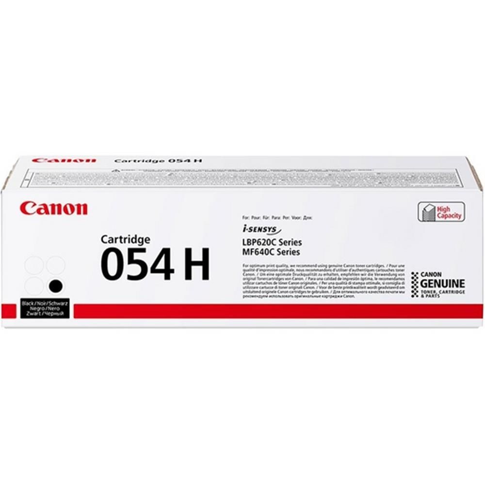 Canon CRG-054H BK Siyah (Black) Yüksek Kapasiteli Orijinal Toner Kartuşu - 3.100 Sayfa