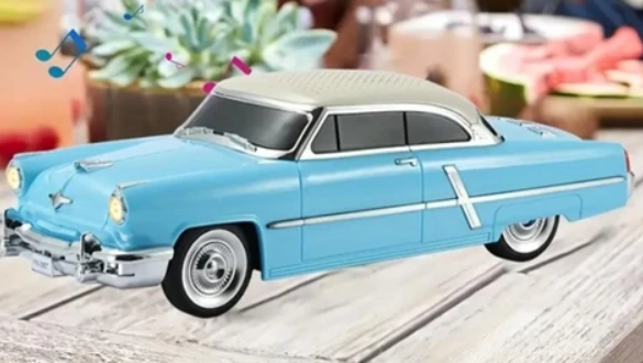 Everton RT-1940 Arabalı Nostaljik Radyo - Bluetooth, FM, USB, TF, AUX, Şarjlı - Mavi
