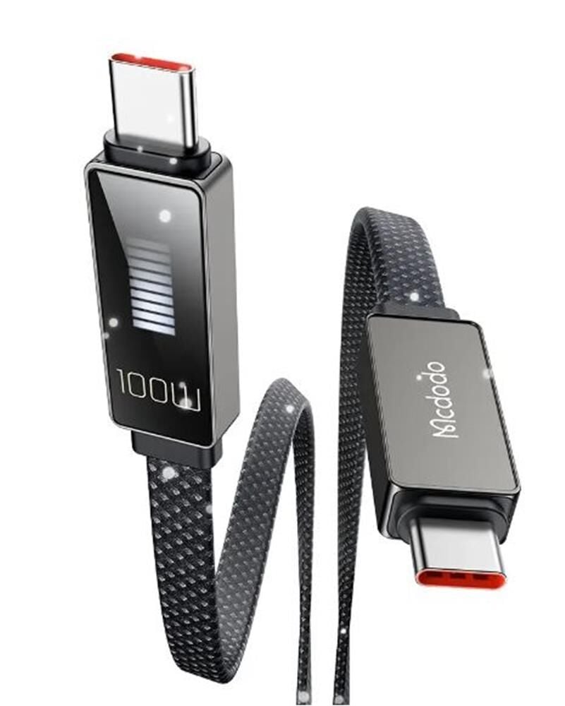 McDodo CA-4470 100W USB-C to USB-C PD Hızlı Şarj ve Data Aktarım Kablosu 1.2 Metre Type-C 5A Destekli