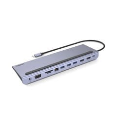 UNITEK USB-C 11in1 UNIVERSAL DOCKING STATION MST DESTEKLİ  (D1022B)
