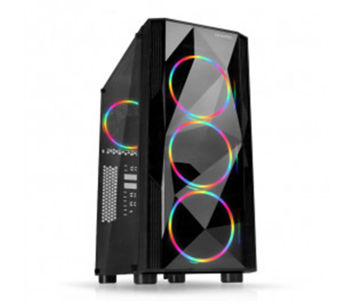 Dark DKCHDIAMONDPRO680BR R20 600W 80+ RGB 3x12cm Fanlı USB 3.0 Cam Panel Oyuncu Kasası