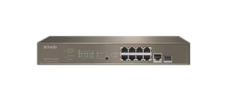 Tenda TEG5310P-8-150W 8GE PoE+ 150W 1GE + 1SFP Uplink L3 Yönetilebilir Gigabit Switch