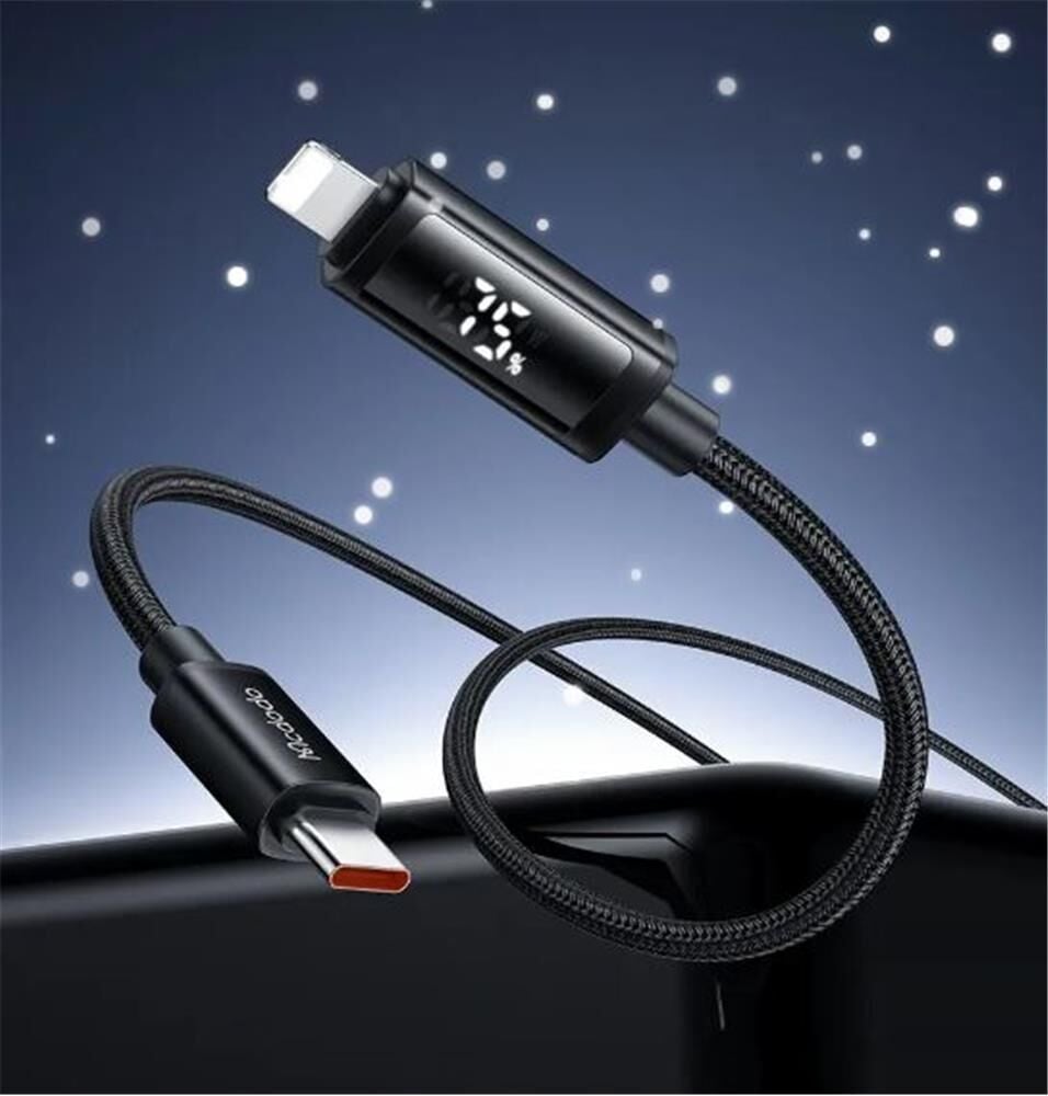 MCDODO CA-7990 TYPE-C TO LİGHNİNG 36W ÇİFT LED EKRANLI 1.2M KABLO