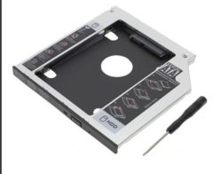 Qport Q-HDK12 2.5” HDD/SSD Uyumlu 12.7mm Laptop Optik Sürücü (DVD) Kızak Çevirici Caddy