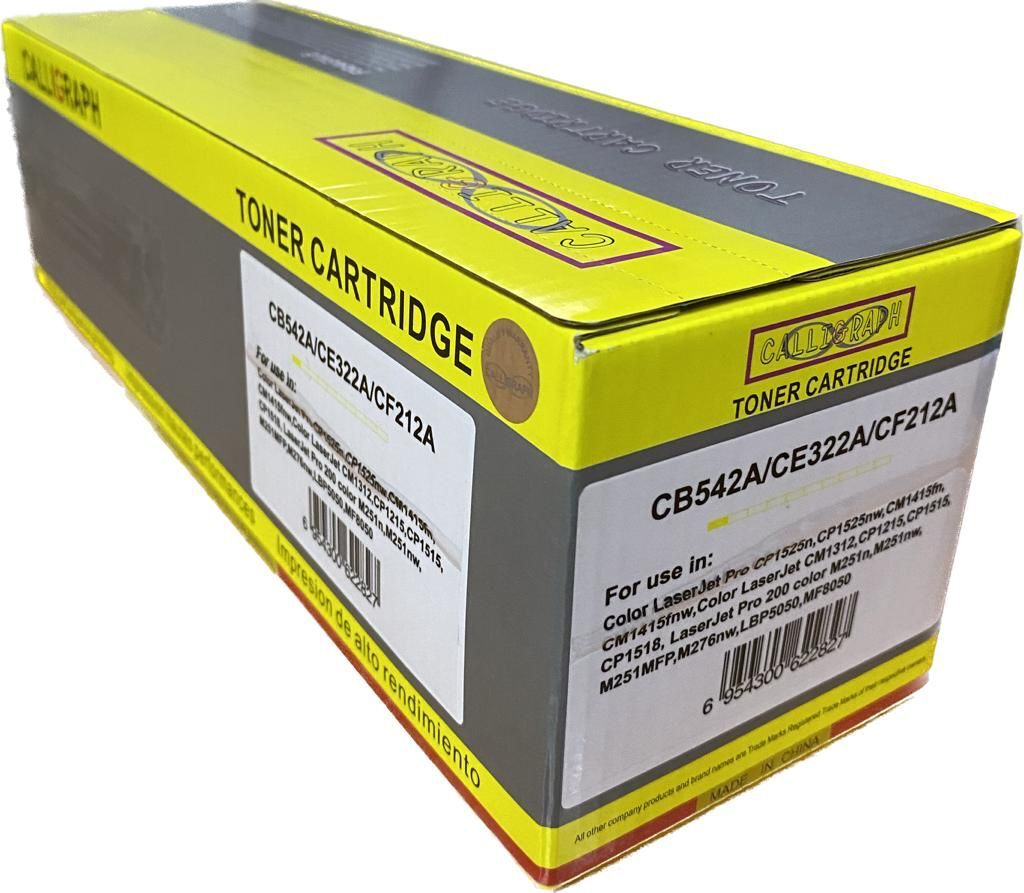 Calligraph HP 125A (CB542A) / 128A (CE322A) / 131A (CF212A) Yellow (Sarı) Muadil Toner