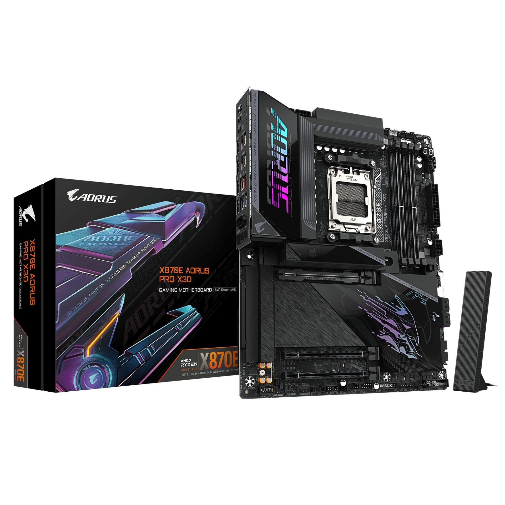 GIGABYTE X870E AORUS PRO X3D DDR5 M.2 HDMI DP ATX AM5