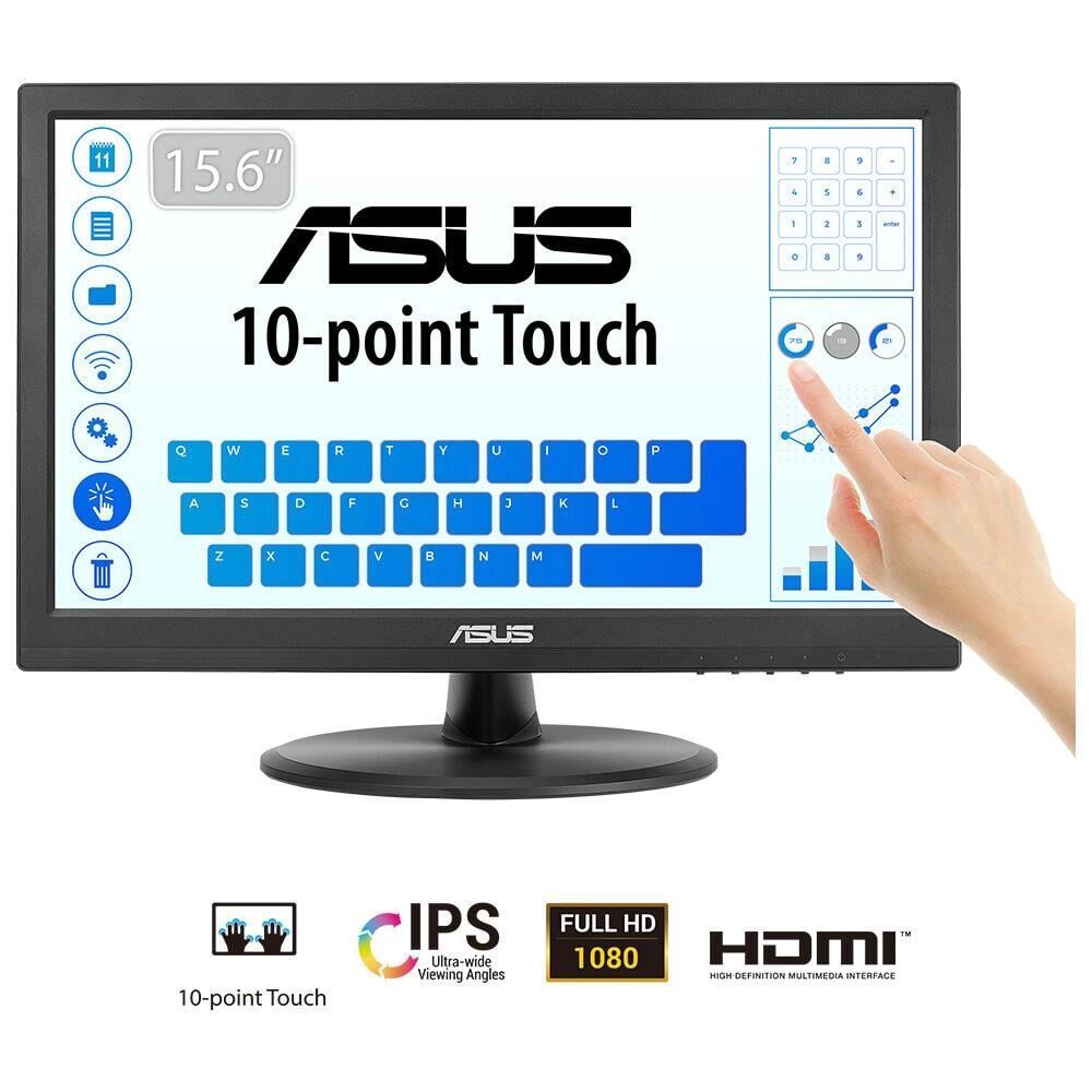 Asus VT169HE 15.6'' 5ms 60Hz Full HD IPS 10 Nokta Çoklu Dokunmatik Monitör