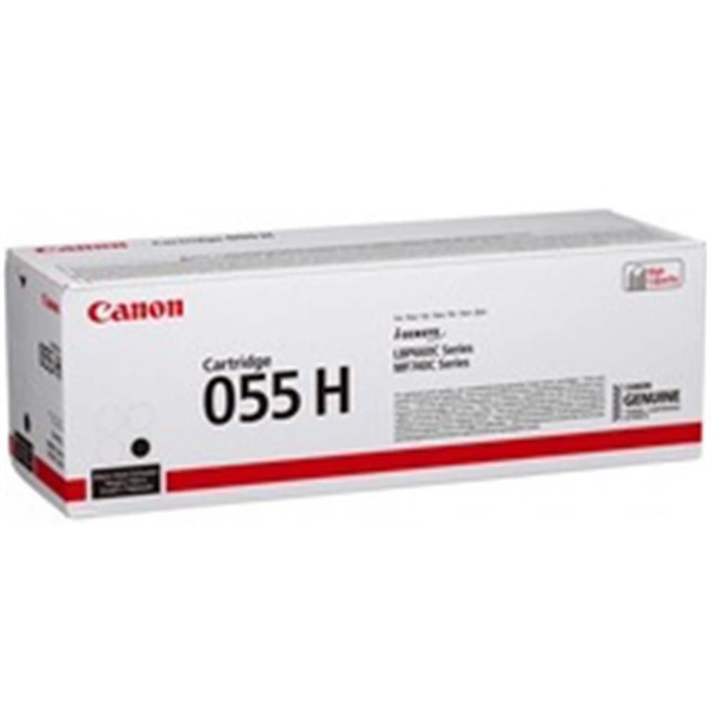 Canon CRG-055H BK Black (Siyah) Yüksek Kapasite Orijinal Lazer Toner Kartuşu - i-SENSYS MF742, MF744, MF746, LBP663, LBP664 Uyumlu (7.600 Sayfa)