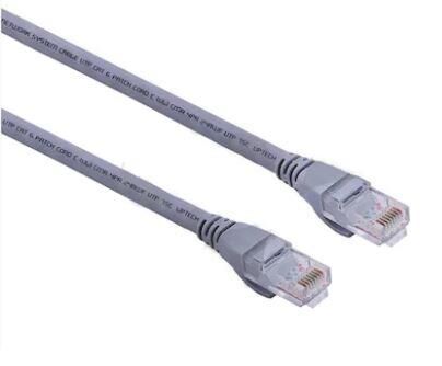 URANIUM 1 Metre 26 AWG 250 MHz LSZH UTP CAT6 Patch Kablo – 1 m Ethernet Kablosu, Düşük Duman & Halojen, Gri