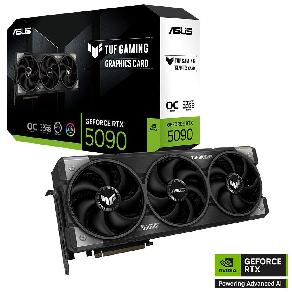 ASUS TUF Gaming GeForce RTX 5090 OC Edition 32GB GDDR7 512-Bit Ekran Kartı