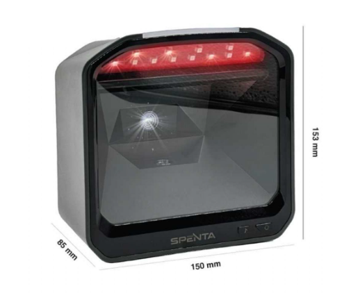 Spenta ST-6300 USB 1D 2D Masaüstü Barkod Okuyucu QR Code Sabit POS Scanner