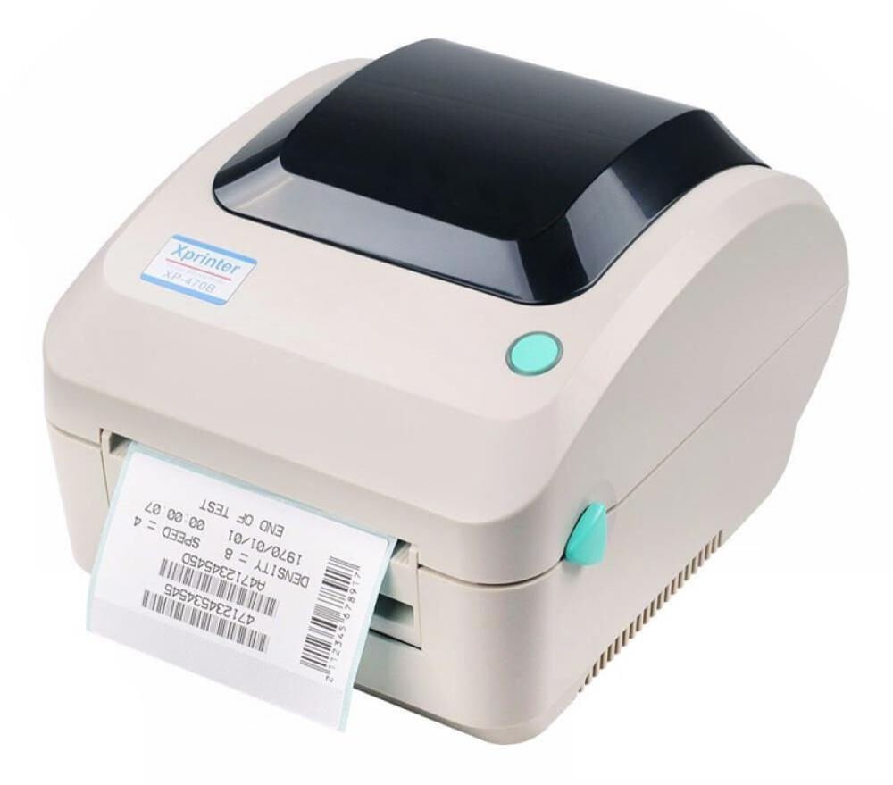 XPRINTER XP-470B USB Barkod Yazıcı, Termal ve Hızlı Etiket Basım Özellikli, Kompakt Tasarım