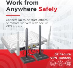 DRAYTEK Vigor 2865Lac WiFi LTE 35b VDSL2 & ADSL2+ Dual-WAN VPN Security Router