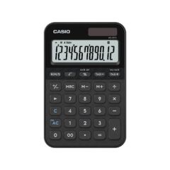 Casio MS-20YC-BK 12 Hane Siyah Masa Üstü Hesap Makinesi