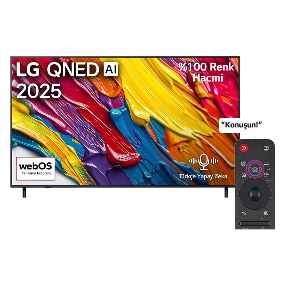 LG 65QNED82A6B 4K Ultra HD 65'' 165 Ekran Uydu Alıcılı webOS Smart QNED TV