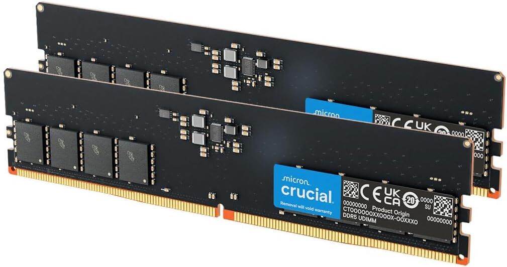 Crucial 16GB (2x8GB) 5600MHz DDR5 CT2K8G56C46U5