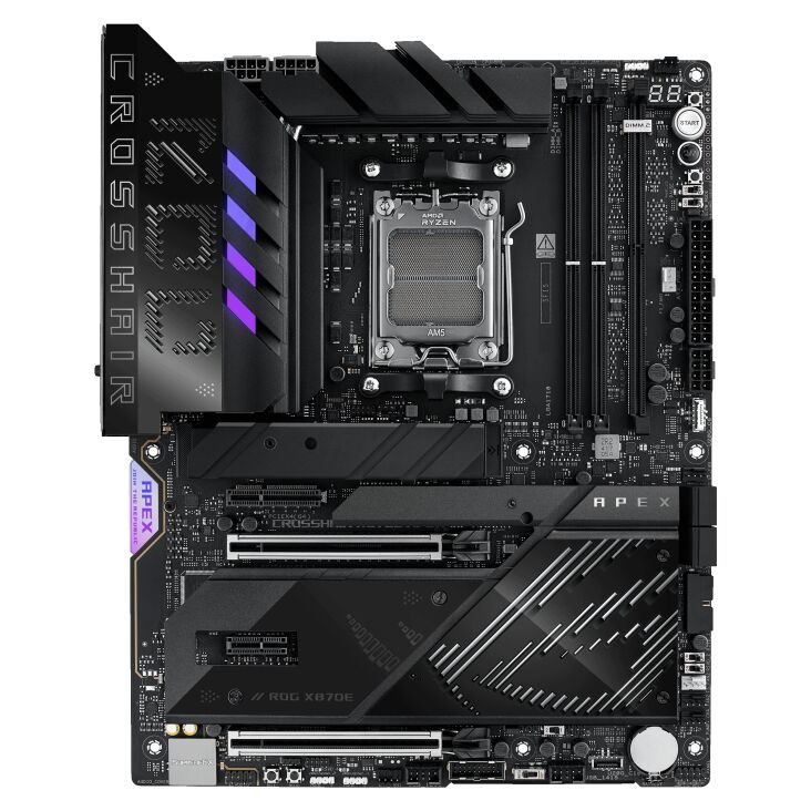 Asus ROG CROSSHAIR X870E APEX AMD X870E Soket AM5 DDR5 8000+MHz(OC) ATX Anakart