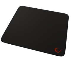 Rampage BLITZ M 350x290x4mm Dikişli Kenar Neutral Kumaş Siyah Gaming Mouse Pad Kaymaz Taban Oyun Mouse Altlığı