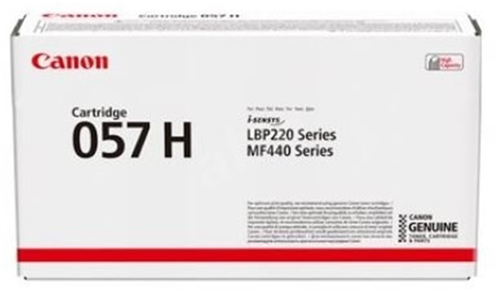 Canon 057H Yüksek Kapasiteli Siyah Orijinal Toner Kartuşu (3010C002)
