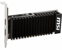 MSI GeForce GT 1030 2GHD4 LP OC NVIDIA GeForce GT 1030 2GB DDR4 64‑bit 1189 MHz (Boost 1430 MHz) PCI‑Express 3.0 x16 (x4) 1x HDMI 2.0b 1x DisplayPort 1.4a Low Profile Pasif Soğutma 20 W Ekran Kartı