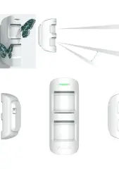 AJAX MotionProtect Outdoor(Kablosuz Dış Ortam PIR Dedektör) Beyaz