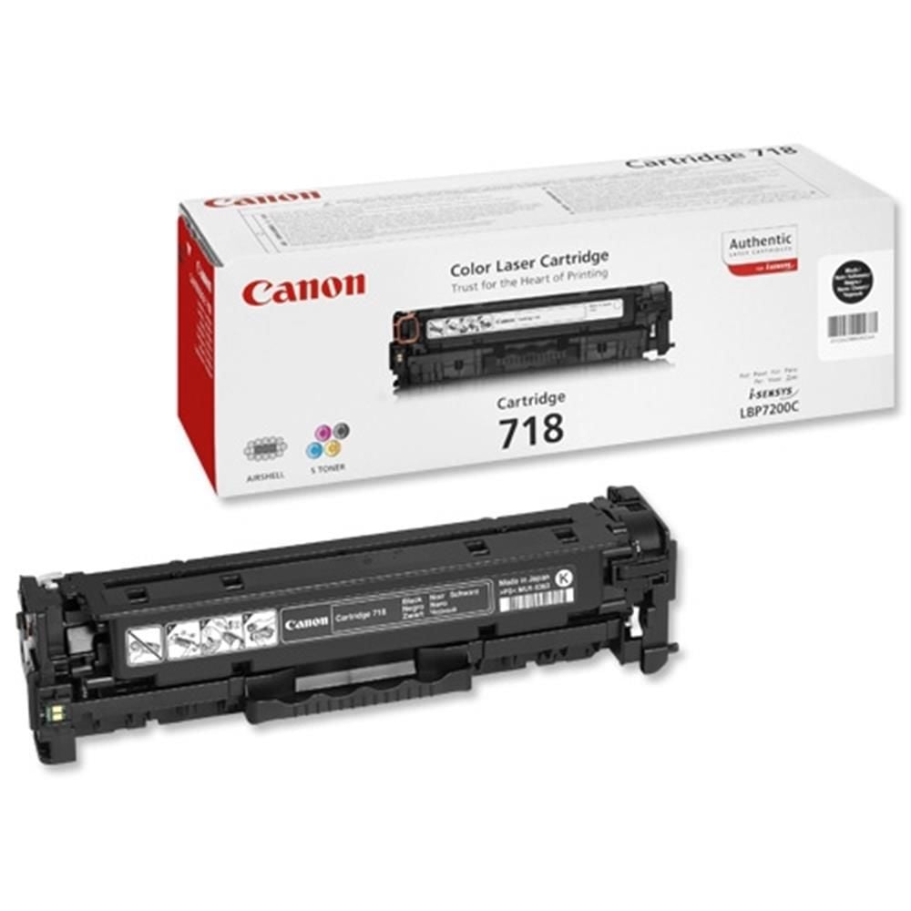 Canon CRG-718BK Siyah (Black) Orijinal Toner Kartuşu (2662B002)