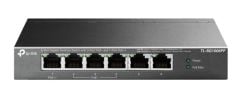 TP-Link TL‑SG1006PP 6‑Port Gigabit (4× PoE (3× PoE+ / 1× PoE++)) 64 W Bütçeli 250 m Extend Modlu Çelik Kasa Unmanaged Switch