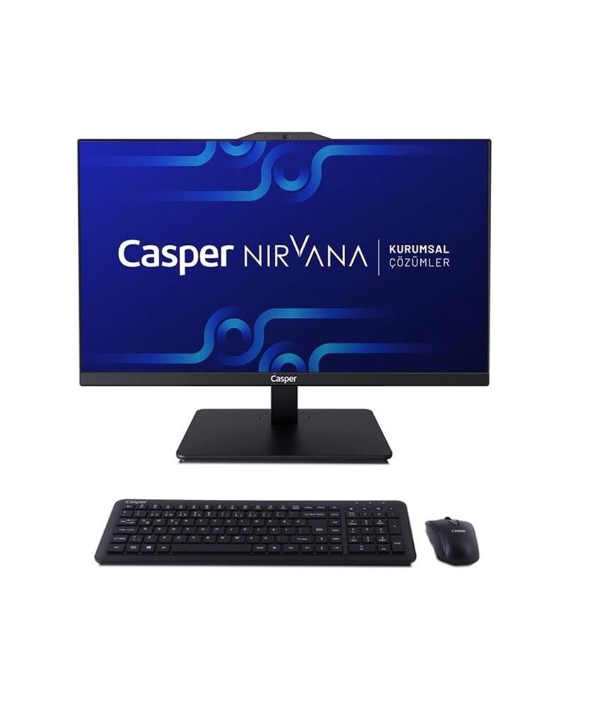 Casper Nirvana One A90.1362-BE00X-V-S All-in-One Bilgisayar - Intel Core i7-13620H 16GB RAM 500GB NVMe SSD 23.8'' FHD IPS Pivot Siyah