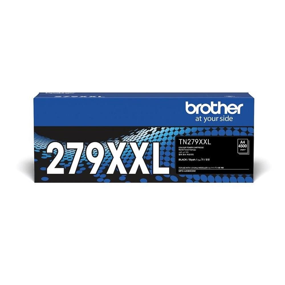 Brother TN-279XXLBK Siyah (Black) Ekstra Yüksek Kapasiteli Orijinal Toner - 4.500 Sayfa (MFC-L8390CDW Uyumlu)