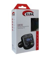 Elba Car X8 Wireless Bluetooth FM Transmitter Kit 2x USB