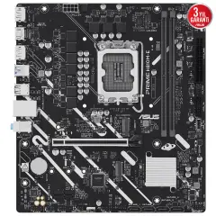 ASUS PRIME H810M-E-CSM Intel LGA1851 H810 Chipset DDR5 6400MHz mATX HDMI DisplayPort 2xM.2 Anakart