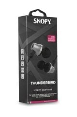 Snopy SN-J02 Thunderbird Mobil Telefon Uyumlu Kulak İçi Beyaz-Gümüş Mikrofonlu Kulaklık