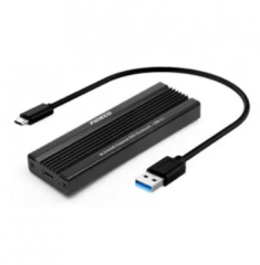 Frisby FHC-M2315 Type-C USB 3.1 M.2 PCIe NVMe SSD Alüminyum Harici Disk Kutusu