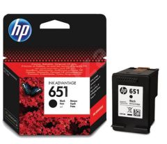 HP 651 (C2P10AE) Siyah Orijinal Mürekkep Kartuşu