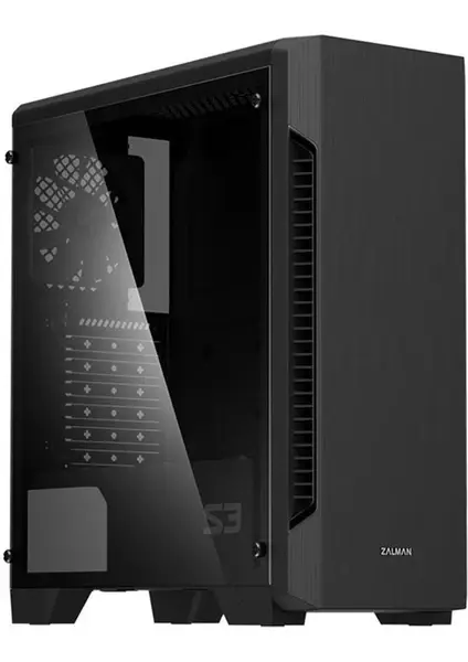 Zalman S3 TG Mid Tower Kasa Siyah PSU YOK