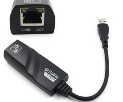 QPORT Q-UGB1 USB 3.0 – 10/100/1000 Mbps RJ-45 Gigabit Ethernet Dönüştürücü
