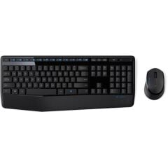 Logitech MK345 Kablosuz Multimedya Klavye Mouse Seti - Siyah (920-006514)