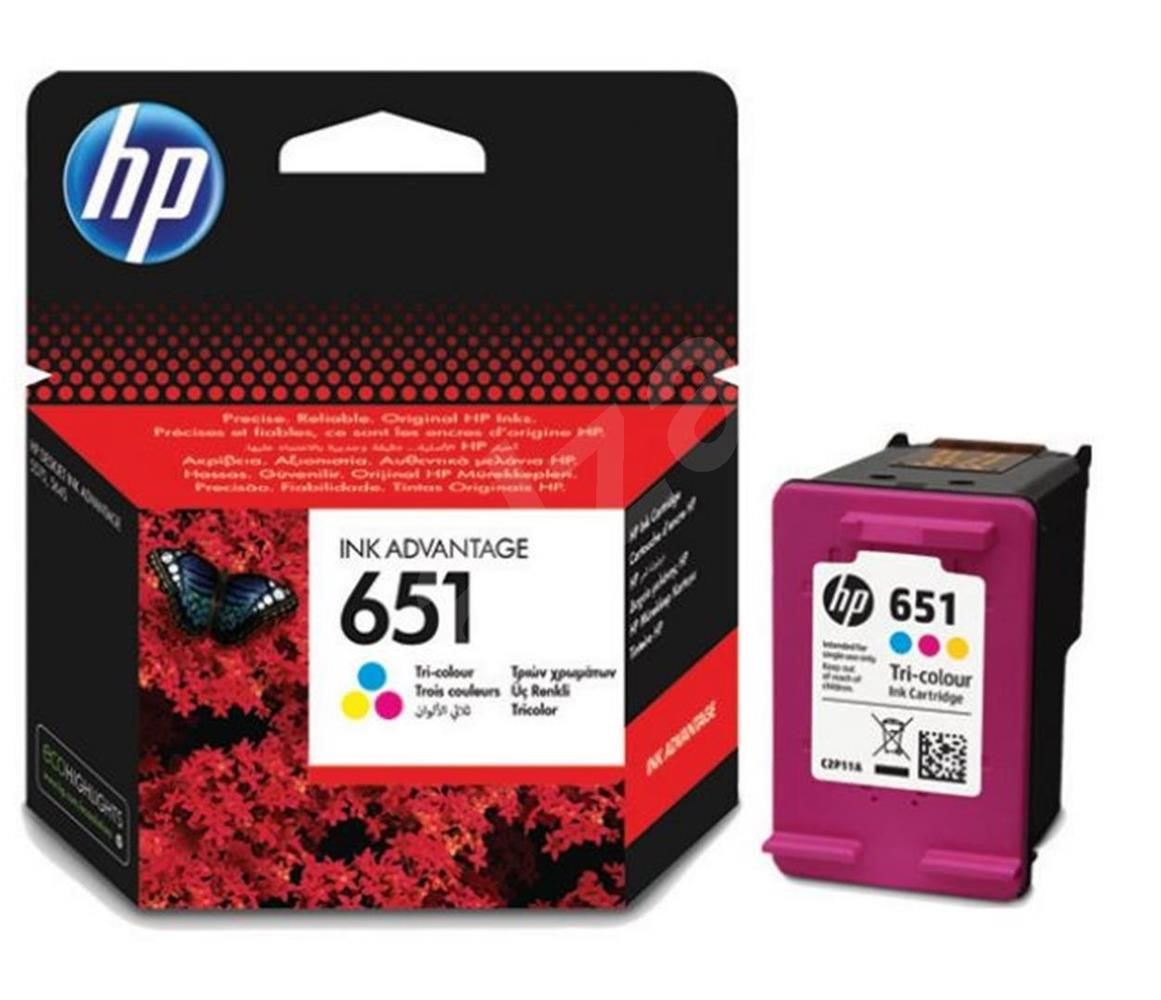 HP 651 Üç Renkli (Color) Orijinal Mürekkep Kartuşu (C2P11AE)