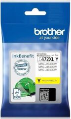 Brother LC472XLY Yellow Sarı Kartuş MFC-J2340-J3540-J3940 1.500 Sayfa