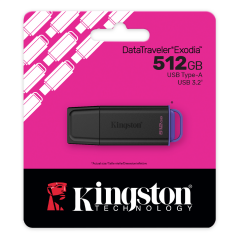 KINGSTON 512GB USB3.2 Gen 1 DataTraveler Exodia Siyah (DTXG2/512GB)