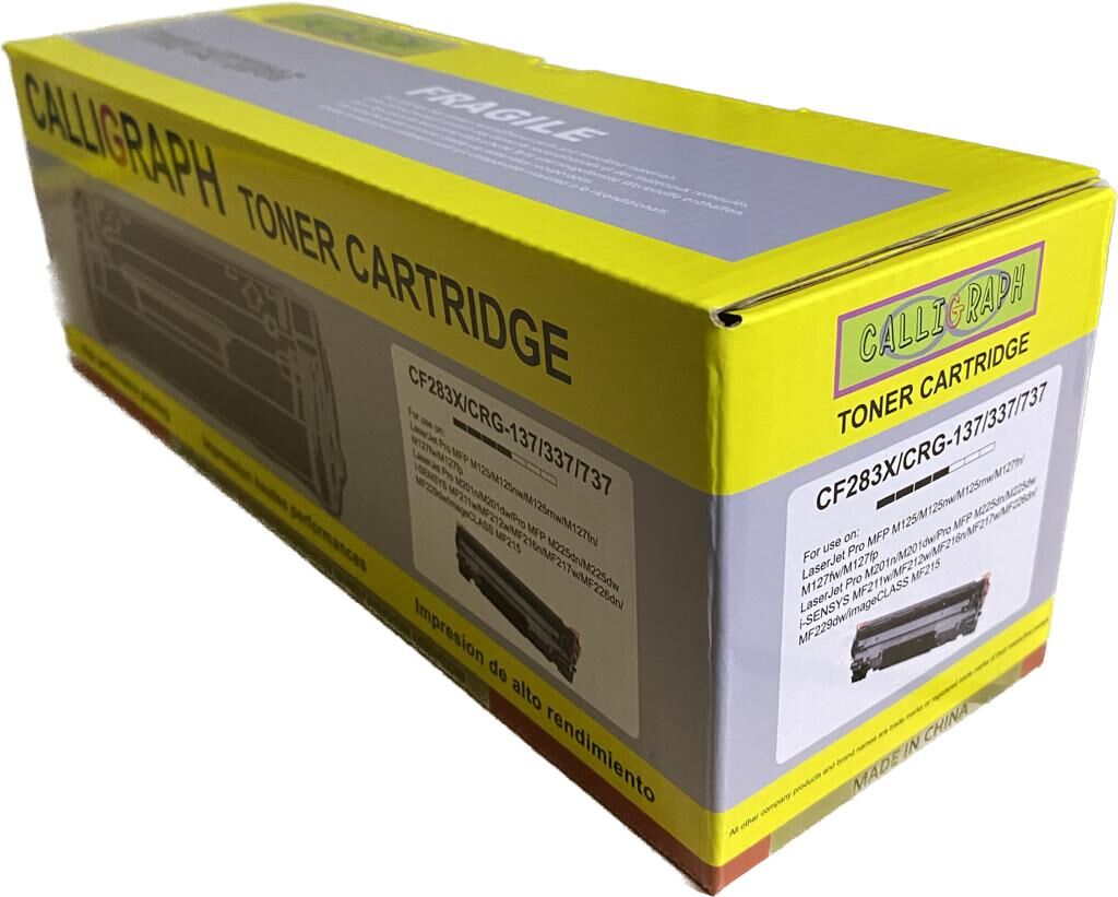 Calligraph HP CF283X (83X) / Canon CRG-737 Uyumlu Muadil Siyah (Black) Toner - 2.200 Sayfa